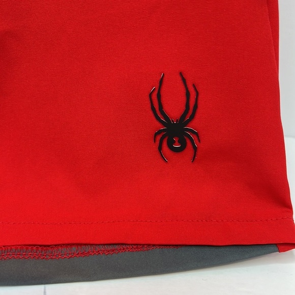 SPYDER MEN'S ACTIVE WEAR, SWIMSUIT OR WORKOUT SHORTS RED RXTRA LARGE, 2 POCKETS - Picture 8 of 14